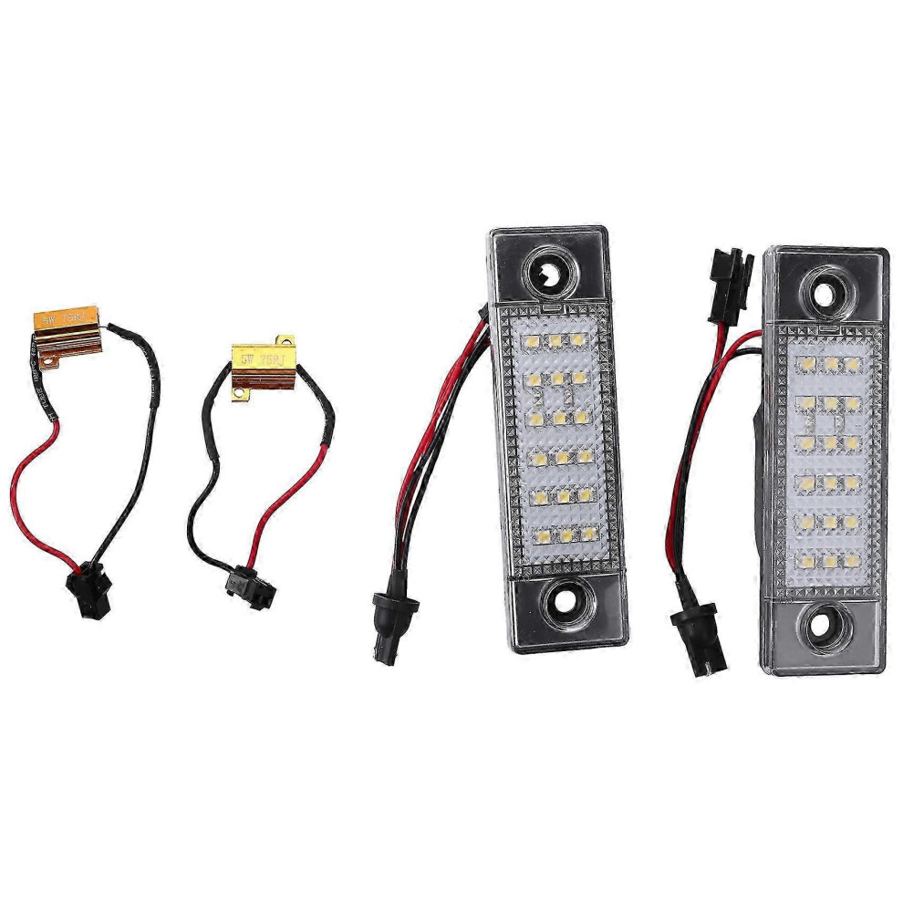 (As Show, One Size) Car Led Number License Plate Led Number Plate Lamp Compatible With Chevrolet Cruze Accessories Light 4909775780185
