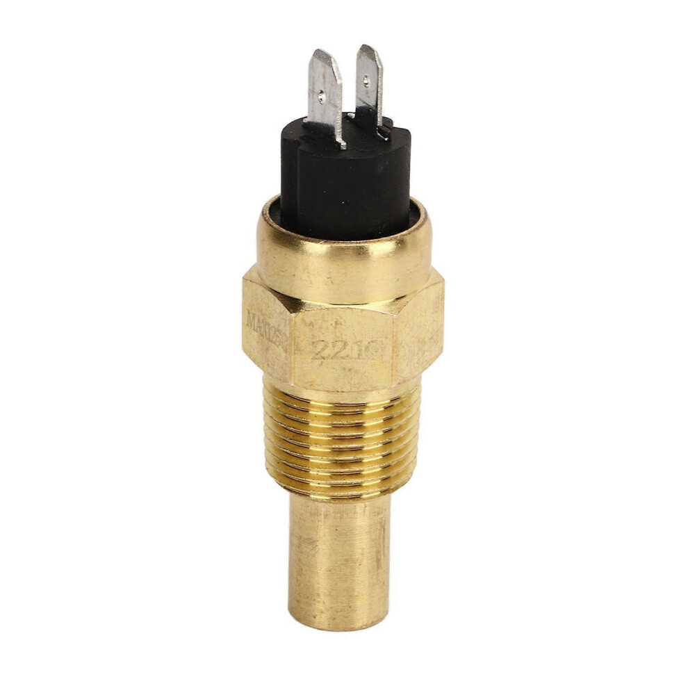 (As Show, One Size) Water Temperature Sensor 3/8Npt 3W Overheating Alarm Engine Coolant Temp Transducer For Diesel Gener 6909775605110