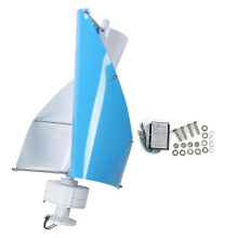 (As show, One size) Wind Generator Spiral Vertical-Shaft Medium Voltage Equipment Electrical Accessories 200W(24V )