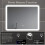 AICA LED Bathroom Mirror with Bluetooth, Demister Pad 1600X800mm 6