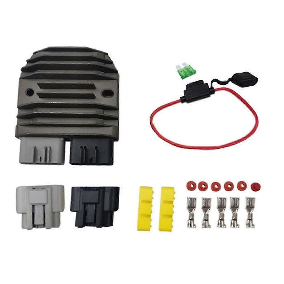 (As Show, One Size) 710001103 Motorcycle Voltage Regulator Rectifier Compatible With 710000870 710000261 710000908 Fh012aa 81960-01-00 Light 4909775779431