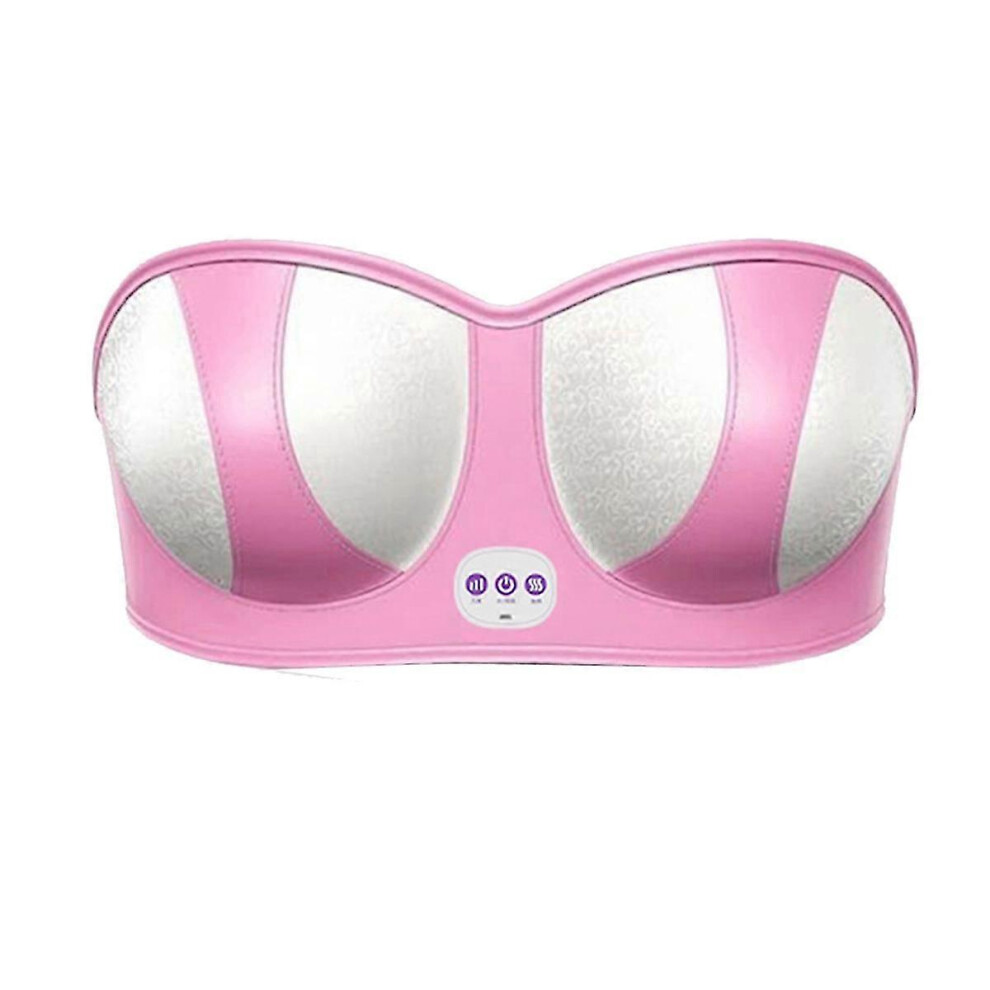 Kikidex (As Show, One Size) Smart Electric Breast Massager Rechargeable Usb Bra With Multi-Functional Massage Function