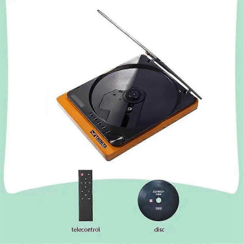 (As show, One size) CD Player Bluetooth 5.1 Optical Output USB Lossless Playback 1