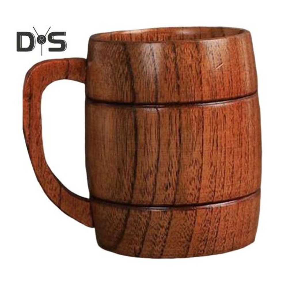 (as the picture, B) Wooden Water Cup Teacups Coffee Mug Vintage Drinking Cup For Tea Wine Handcrafted Natural Wood Drinkware Gifts For Tea Lovers