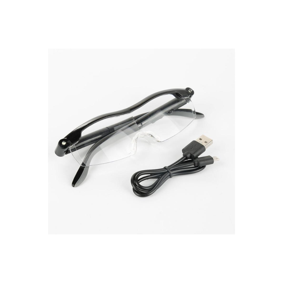 (1SET) LED magnifying glasses loupes 160% Magnifier glasses For Reading With Lighting