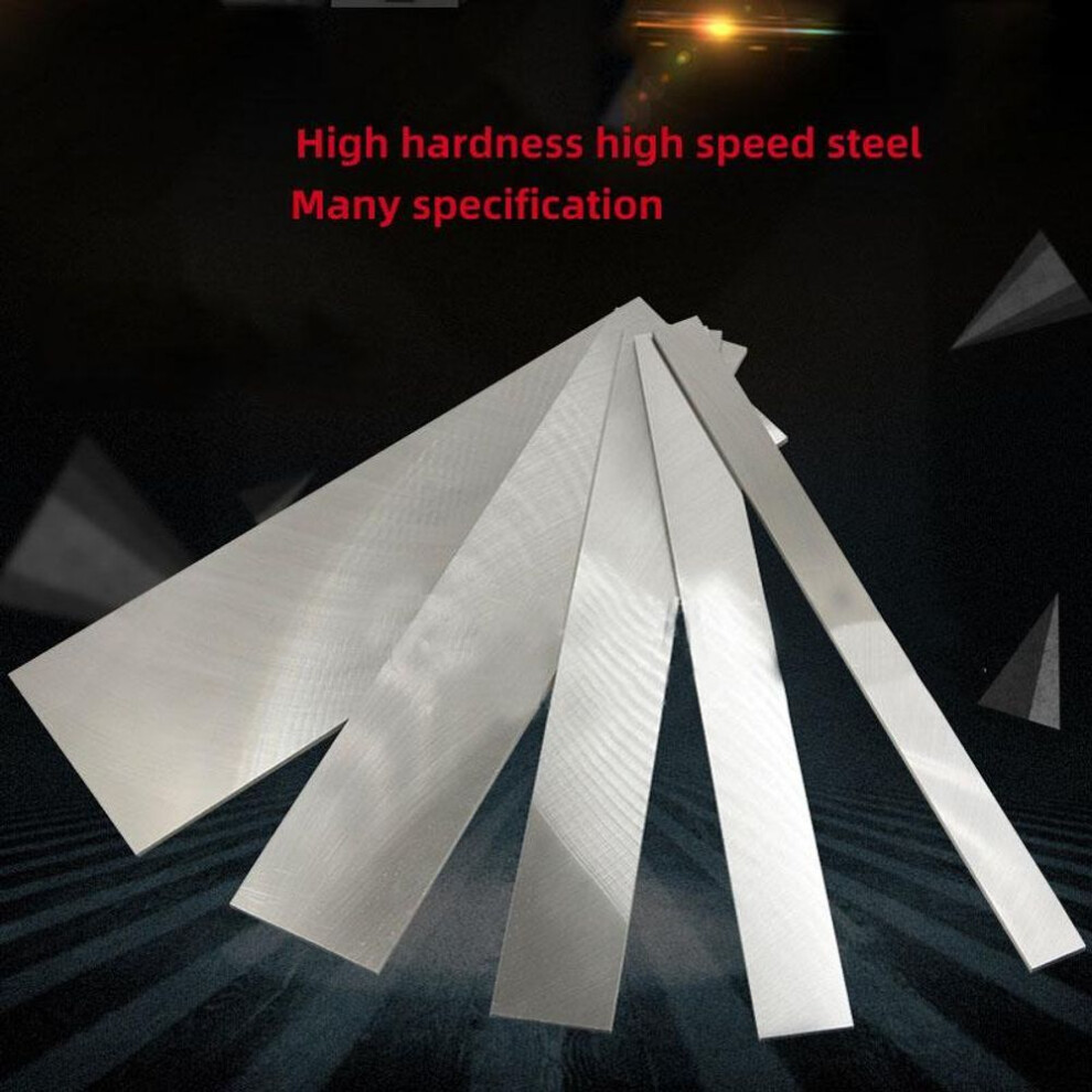 (2x20x300mm) HRC62 High Speed Steel HSS Steel 4241 White Steel Woodworking Tools Carving Blades DIY Knife Raw Material 300mm
