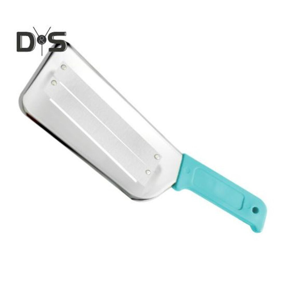 (sky blue) Stainless Steel Vegetable Cutter Quick Cabbage Chopper Slicer Coleslaw Grater for Cabbage Sauerkraut Kitchen Salad Prep Tool
