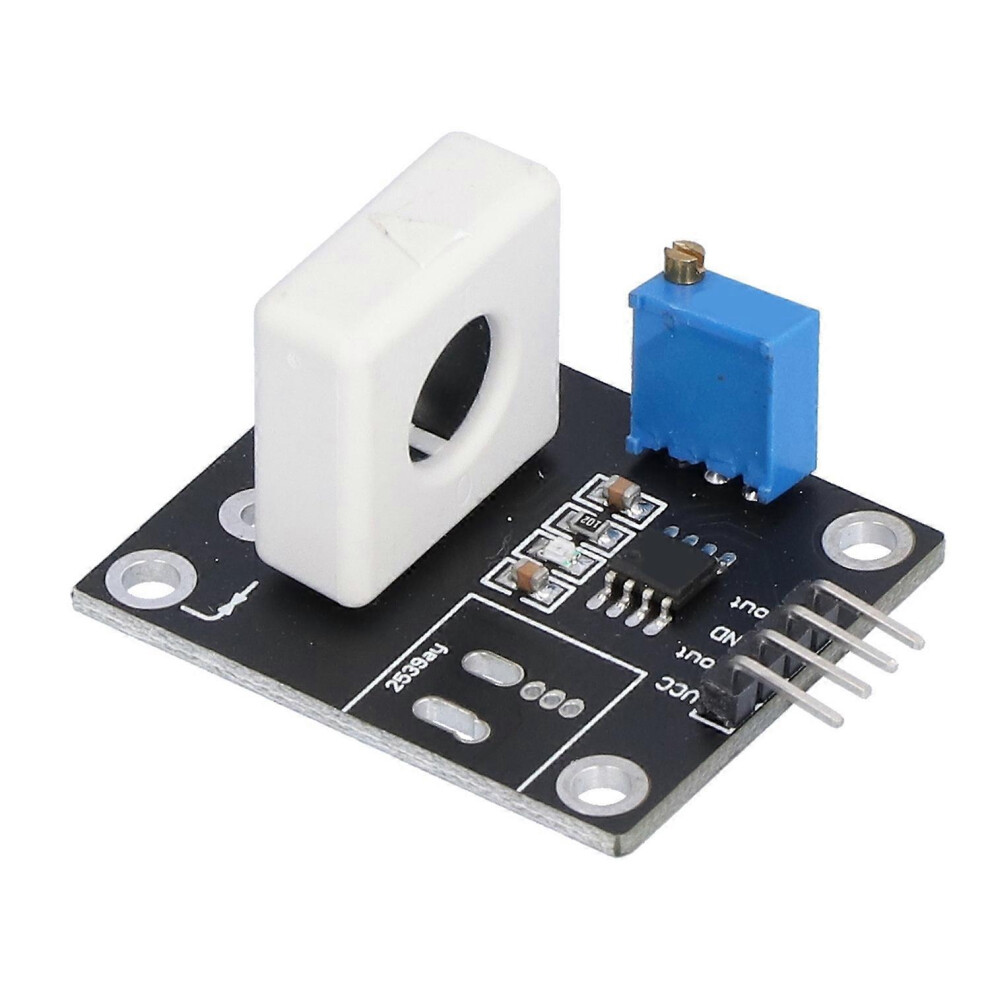 (As Show, One Size) Current Sensor Module Dc100a Overcurrent Detection Board With Indicator Light Dc5v Wcs1600 6909775569474