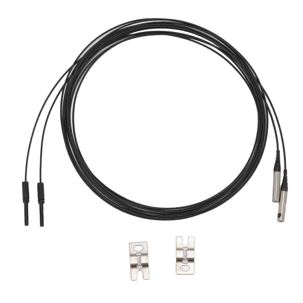 (As Show, One Size) 2Pcs Fiber Optic Sensor Cable 0Â3600Mm Detection Distance Through Beam Optical Fiber Probe Sensor Tp 6909775644805