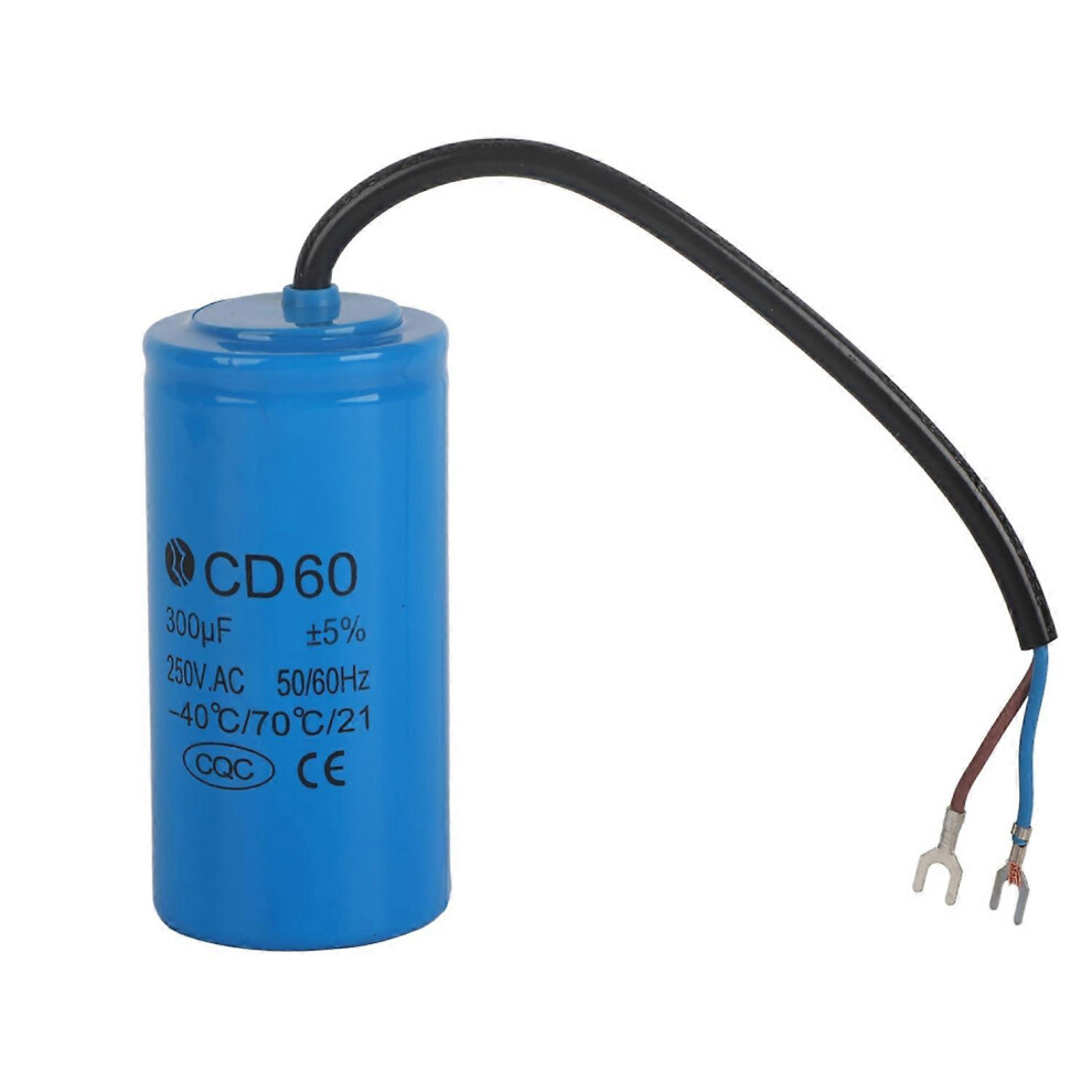 (As Show, One Size) Cd60 250V 300Uf Switching Capacitor Explosion-Proof Household Appliances Accessory 6909775659250