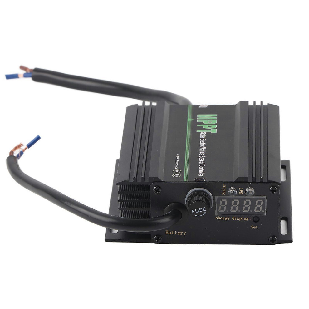(As Show, One Size) Mppt Solar Panel Controller Jn Evs 48V 60V 72V Boost Battery Regulator Charger 6909775618967