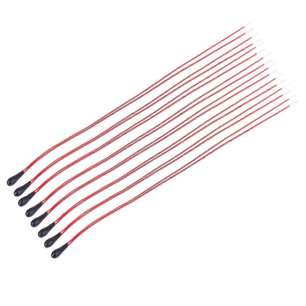 (As Show, One Size) 10Pcs Mf52b Ntc Thermistor High Sensitivity With 60Mm Enameled Wire5k 6909775605547