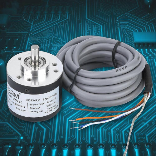 (As show, One size) E6B2-CWZ6C Incremental Rotary Encoder GeneraL purpose Encoder 38mm Diameter(300P/R) 1
