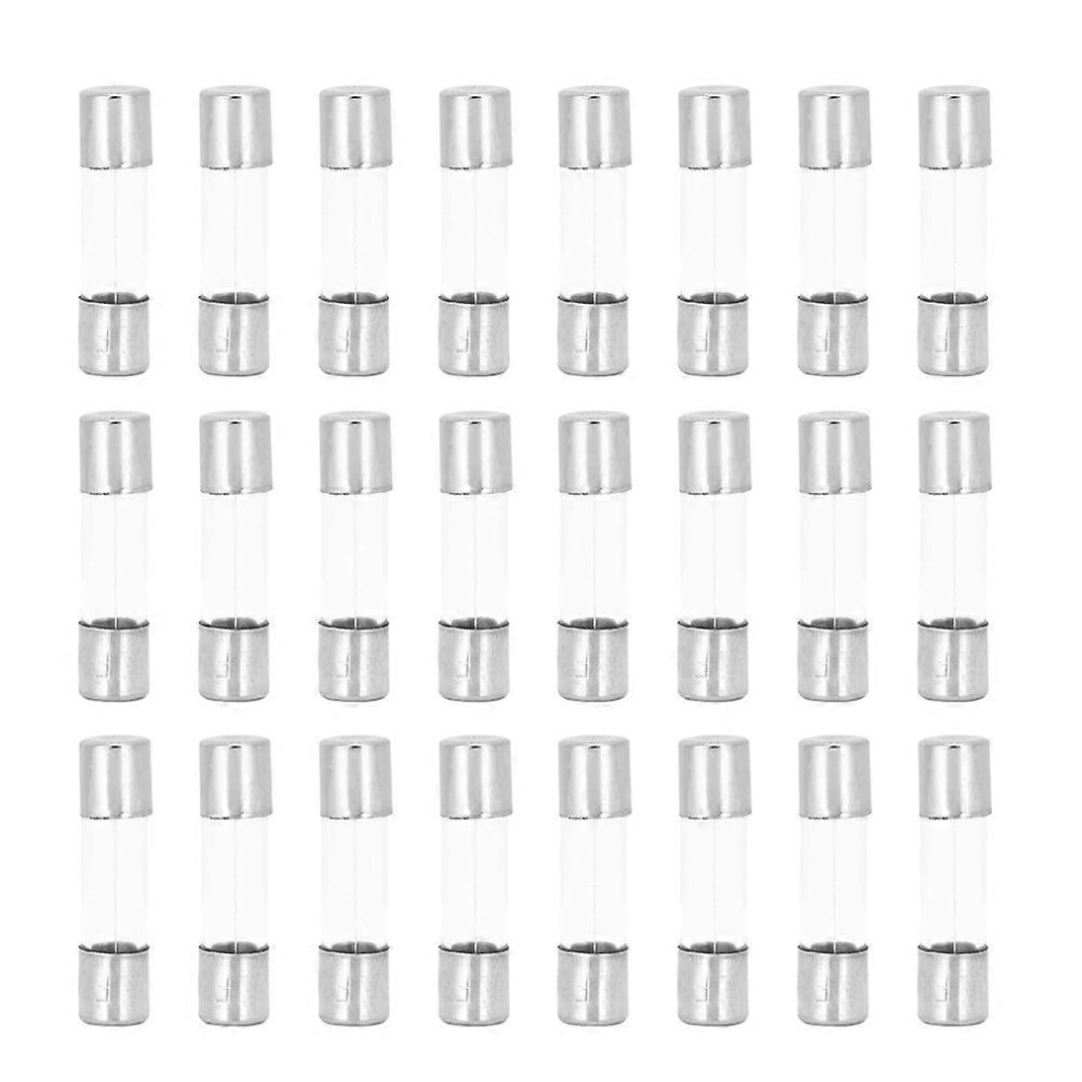 (As Show, One Size) 100Pcs Glass Fuse Fast Blow Circuit Safety Protection Accessories 5X20mm Ac 250V 6909775591871