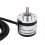 (As show, One size) Photoelectric Rotary Encoder Gear Box Motor Incremental Encoder 6mm D Type Output Shaft 5‑24V HAJ400 2