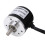 (As show, One size) Photoelectric Rotary Encoder Gear Box Motor Incremental Encoder 6mm D Type Output Shaft 5‑24V HAJ400 3