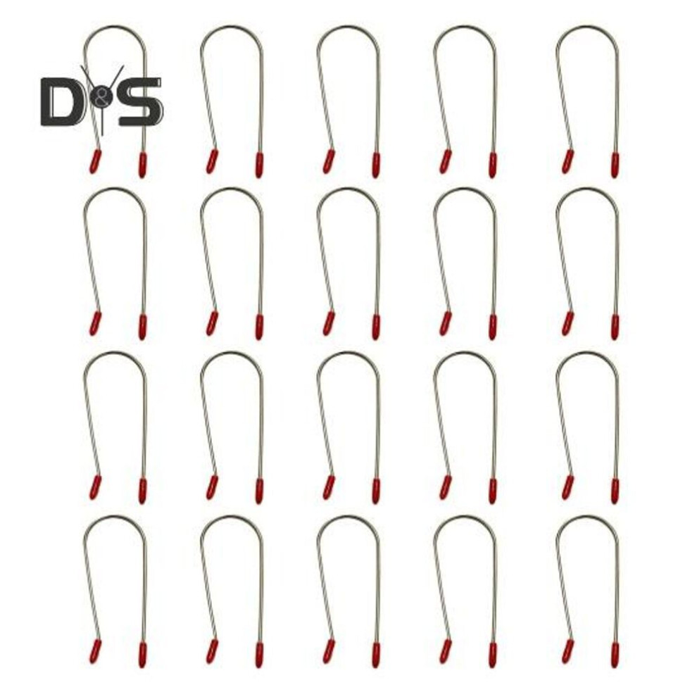 (as the picture, C) 20Pcs Hot Roller Clips Hot Curler U-shaped Clip Replacement Kit Heated Roller Securing Pins Fits All Sized Rollers Curlers