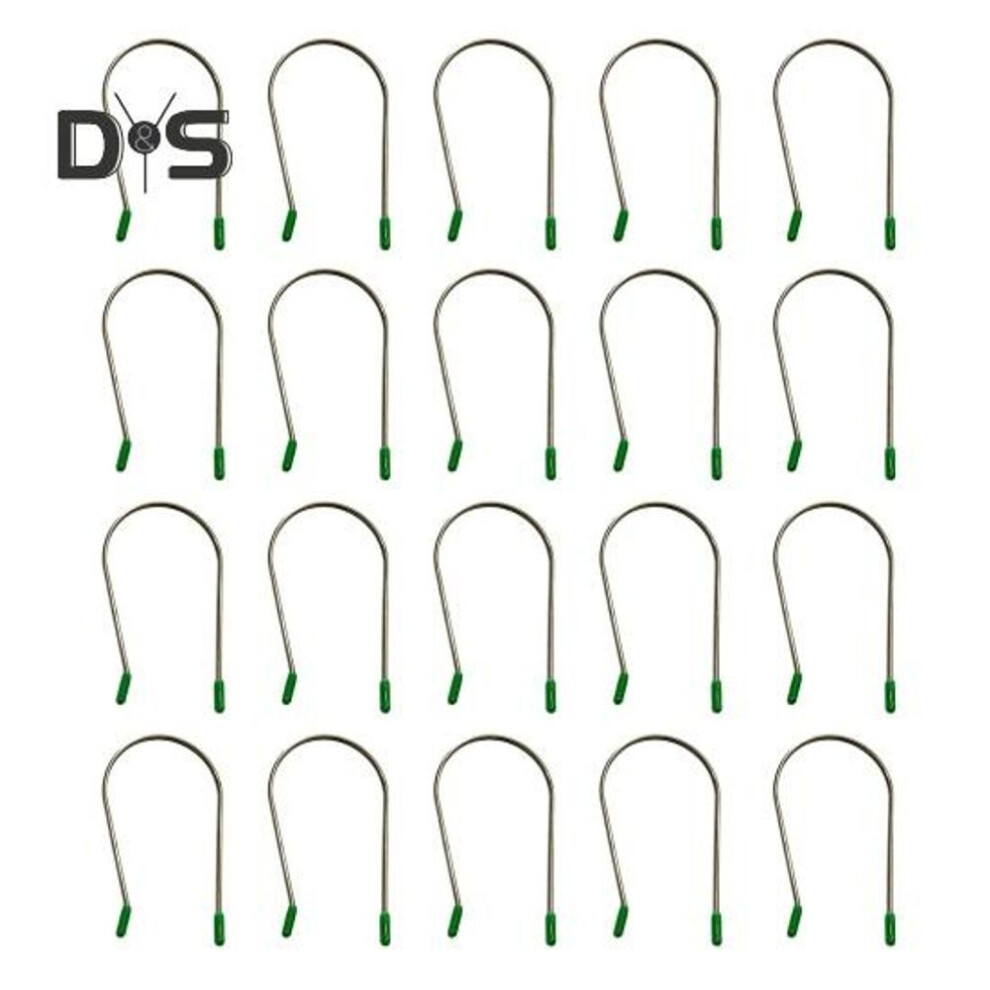 (as the picture, E) 20Pcs Hot Roller Clips Hot Curler U-shaped Clip Replacement Kit Heated Roller Securing Pins Fits All Sized Rollers Curlers