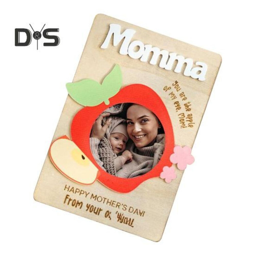 (as the picture, D) Mother's Day Fridge Magnet Sentimental Magnetic Photo Holder Refrigerator Decoration Magnet Photo Holder For Mother's Day Keepsake