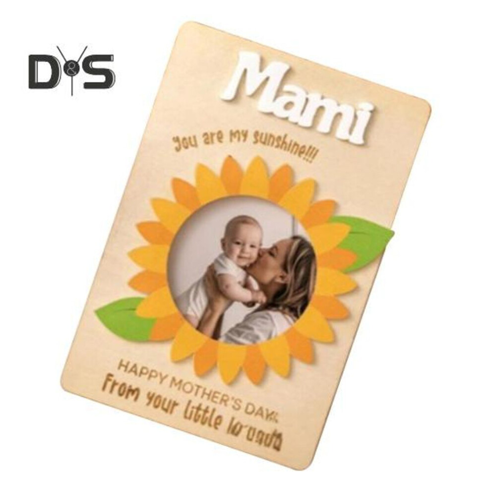 (as the picture, B) Mother's Day Fridge Magnet Sentimental Magnetic Photo Holder Refrigerator Decoration Magnet Photo Holder For Mother's Day Keepsake