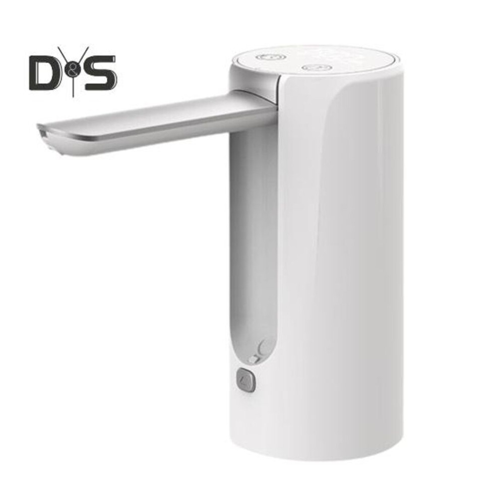 (white, A) Electric Water Pump with Foldable Spout Food-Grade Collapsible Design Smart LED Display Quiet Operation Portable Water Pump