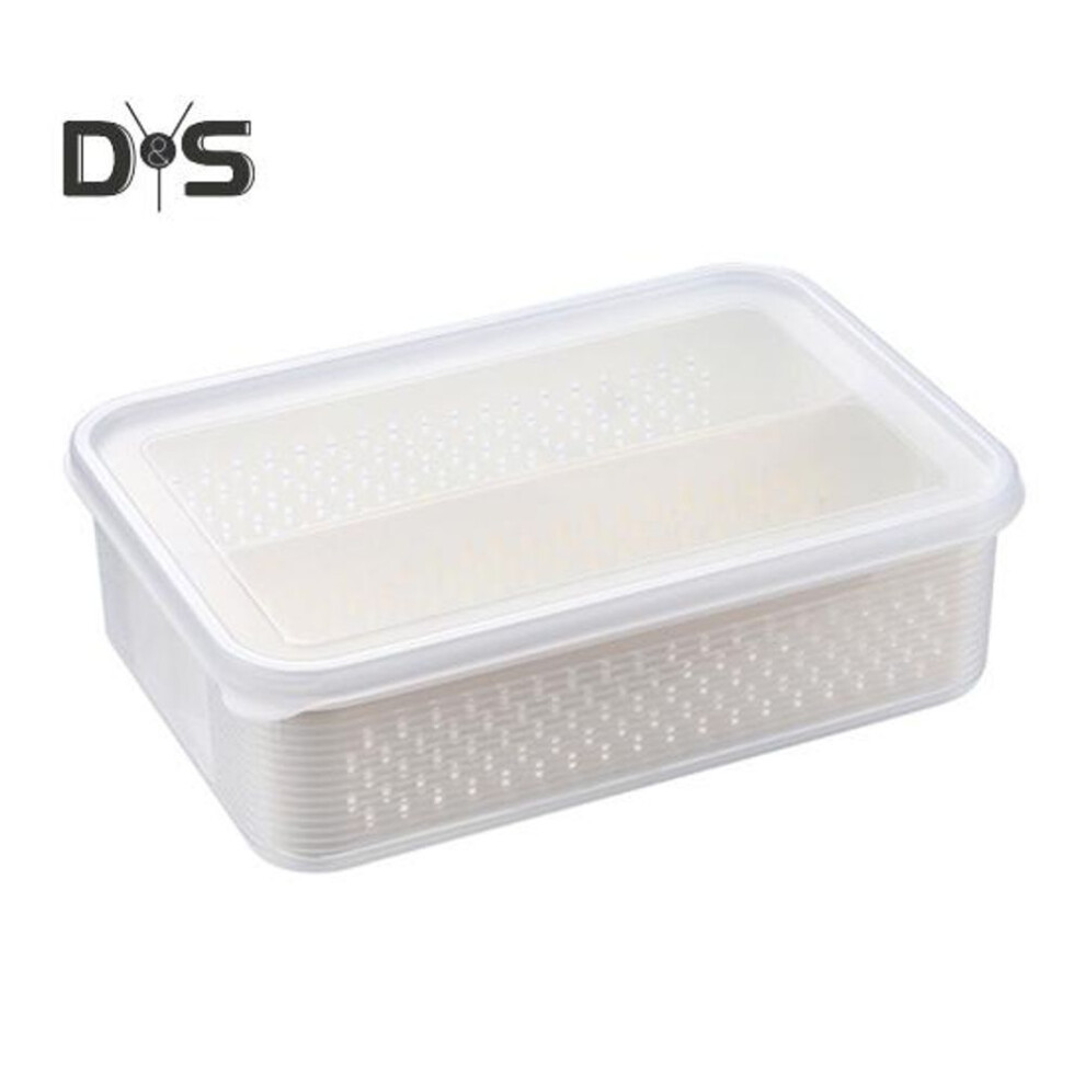 (as the picture, 2Grids) Food Storage Box Divided Snack Serving Tray With Lid Bpa Free 6 Compartments Snack Box Portable Storage Organizer