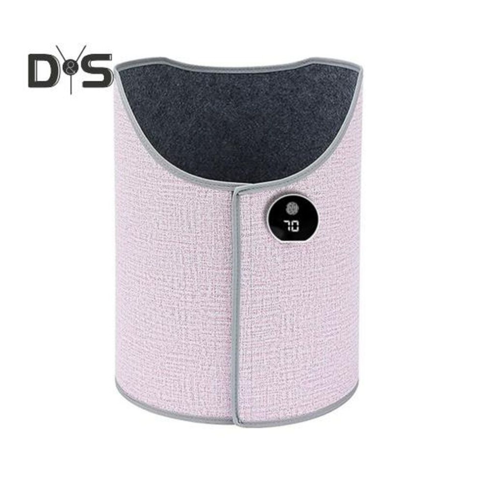 (pink) Under Desk Foot Warmer Portable Personal Space Heater Fully Enclosed Heating Quiet Leg Warmer For Winter Office Home Use