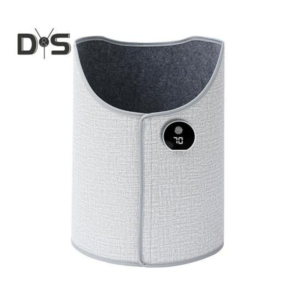 (grey) under Desk Foot Warmer Portable Personal Space Heater Fully Enclosed Heating Quiet Leg Warmer for Winter Office Home Use