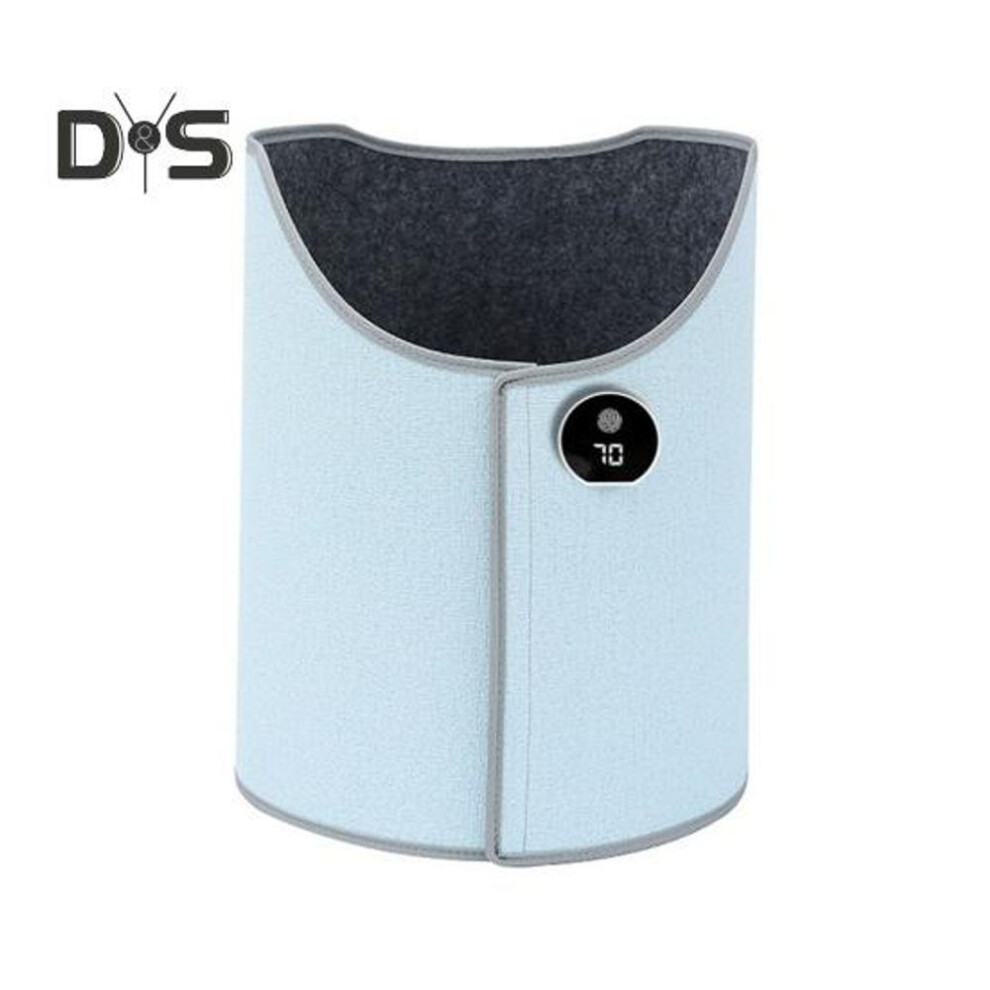 (blue) Under Desk Foot Warmer Portable Personal Space Heater Fully Enclosed Heating Quiet Leg Warmer For Winter Office Home Use