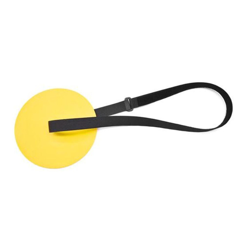 (yellow) Soccer Goal Target Flat Cones Soccer Hockey Shoot Target with Adjustable Tapes Sports Goal Reactive Agility Training Aid for Lacrosse Baseball