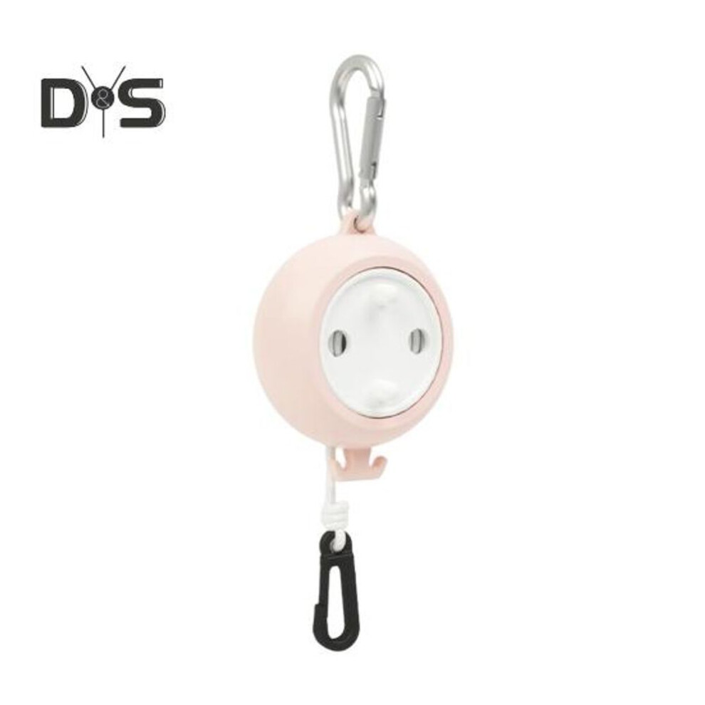 (pink) 10M Portable Retractable Clothesline Heavy Duty Retracting Laundry Rope Hotel Bathroom Laundry Room Indoor Outdoor Camping Travel Clothes Drying Line
