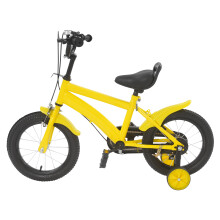 (14", Yellow) 14'' Children Bicycle,Kid Bike W/ 2 Training Wheels