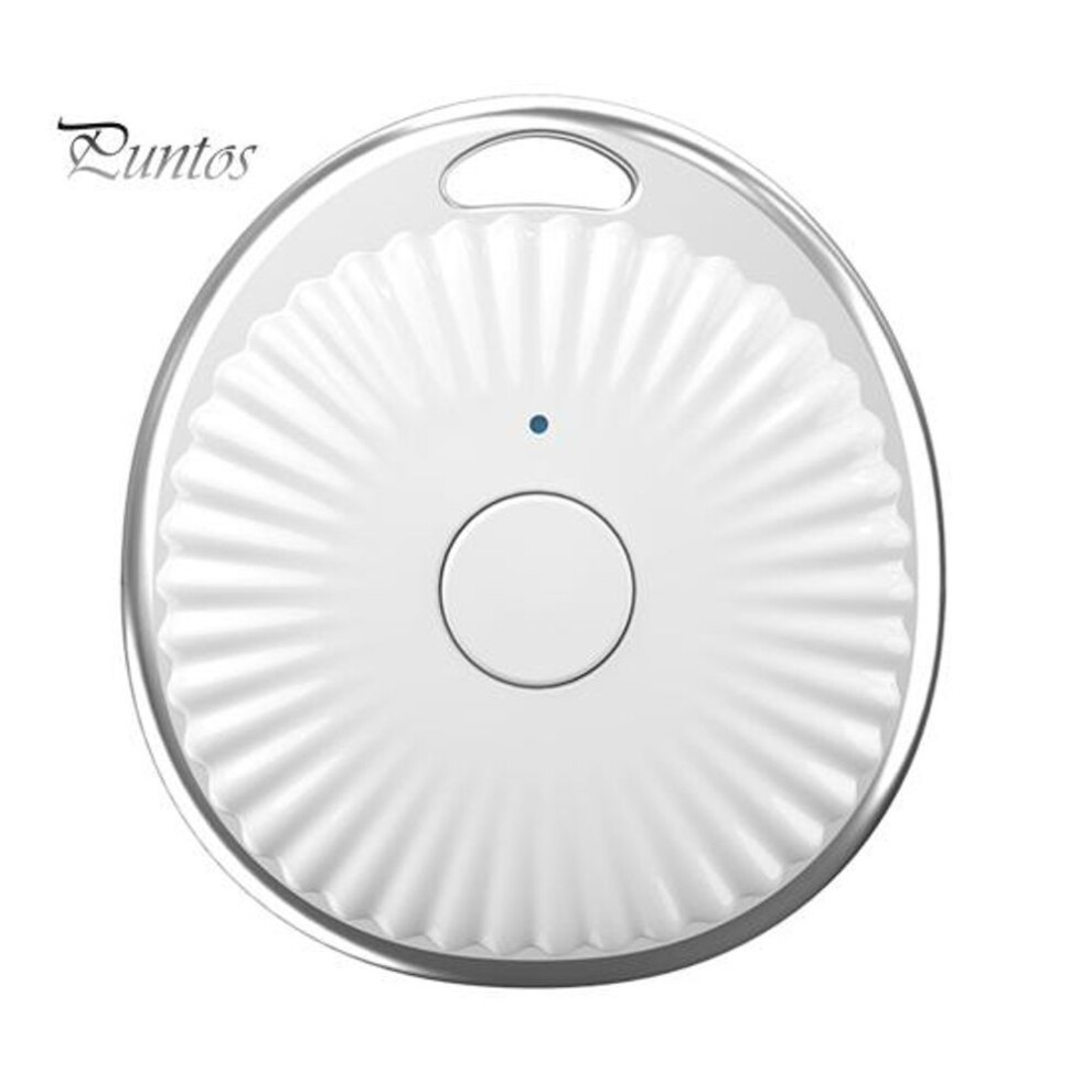 (white) Anti Lost Reminder Bluetooth-compatible Gps Tracker Locator Real-time Tracking Global Positioning Smart Gps Tracker Key Finder