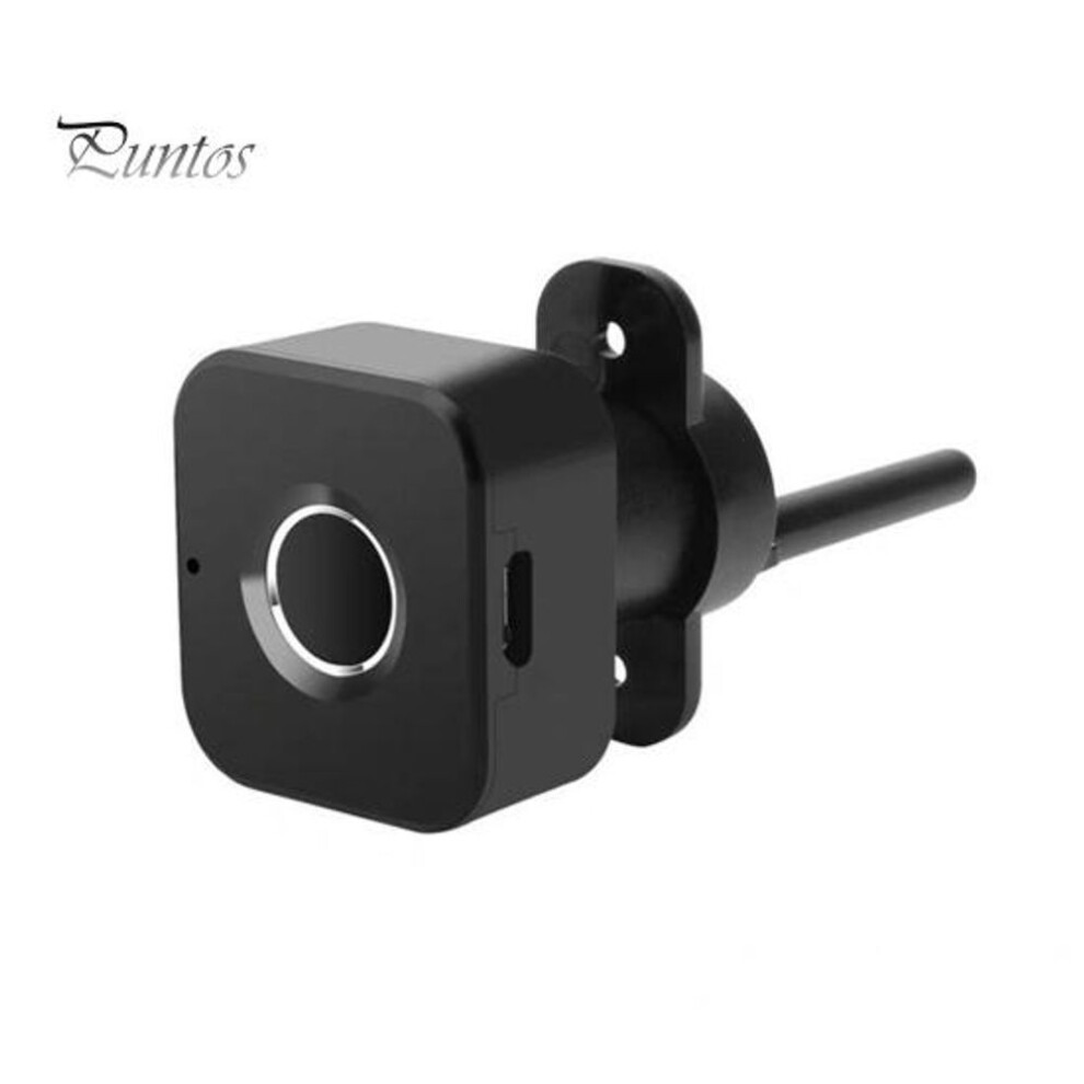 Fingerprint Cabinet Lock Keyless Biometric Cabinet Drawer Lock Sturdy Construction Rechargeable Smart Biometric Cabinet Lock
