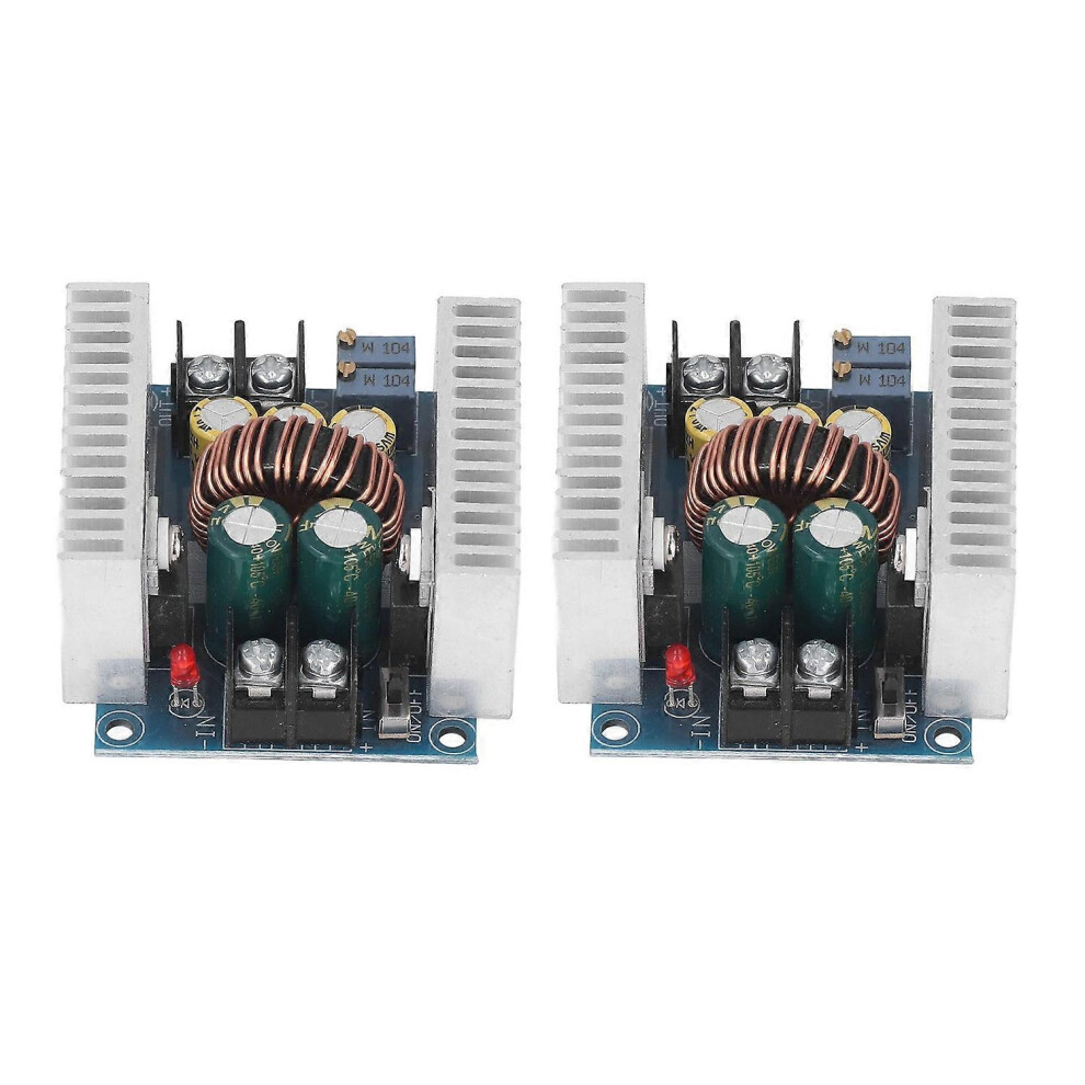 (As Show, One Size) 2Pcs Dc To Dc Buck Converter Voltage Regulator Board 6Â40V To 1.2Â35V 300W 20A Set Kit 6909775609200