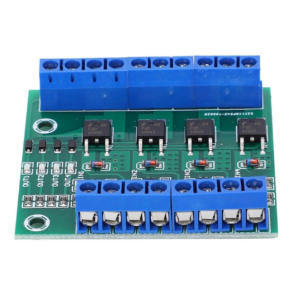 (As Show, One Size) 4ÂWay Mos Tube Module Field Effect Plc Amplifies Board With Input Output Signal Indicator 6909775541340