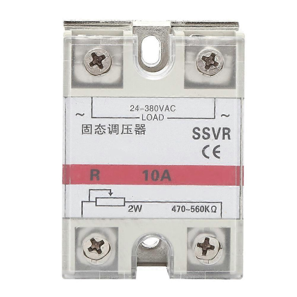 (As Show, One Size) Solid-State Voltage Regulator Low Frequency Ssvr With Engineering Plastic Shell 10A 6909775591703