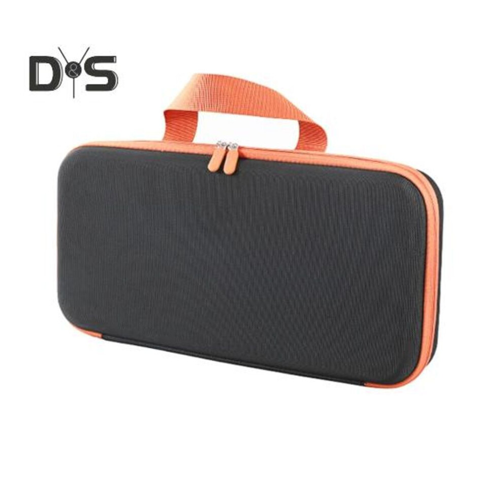 (black) Hair Straightener Storage Bag Hard Carrying Case With Shockproof Eva Layer Zipper Closure Impact Resistant Waterproof Storage Bag For Airstrait Ht01