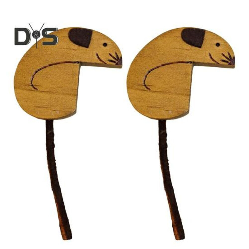(as the picture, 2pcs) Wooden Mouse Door Topper Abstract Rat Door Frame Ornament Double-sided Mouse Door Corner Crawler for Home Office Photo Frame Window Decor