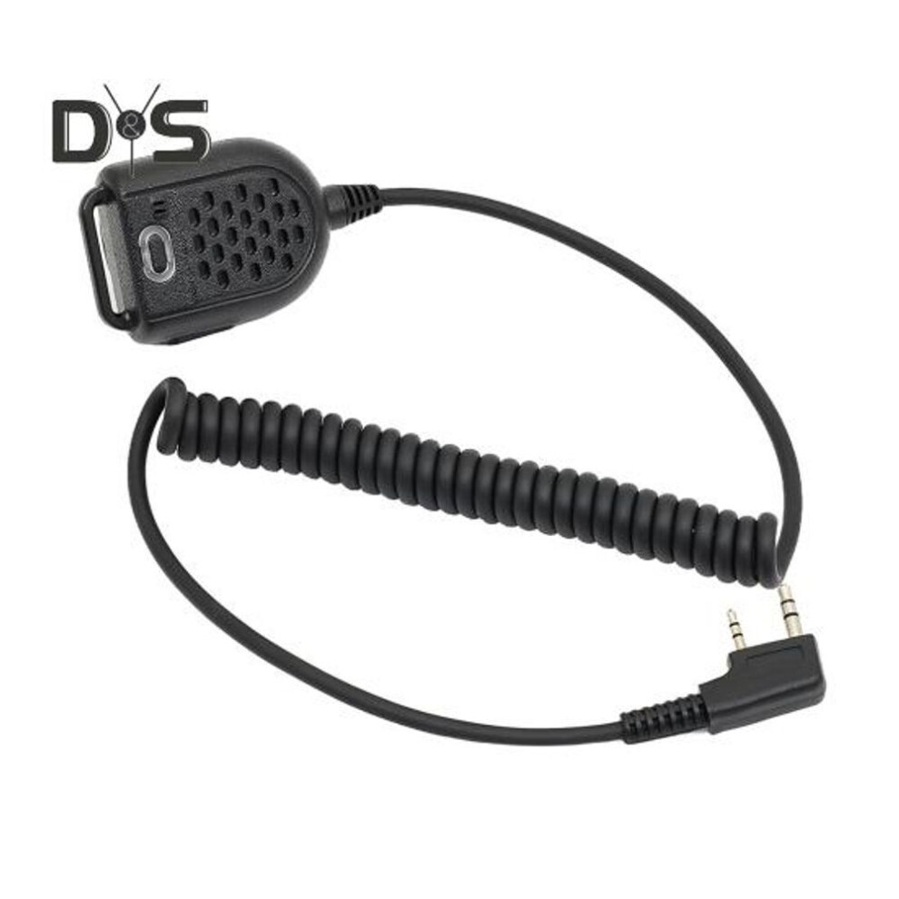 Voice Intercom PTT LED Shoulder Speaker Mic Handheld Walkie-talkie Microphone for 5R 888S Sensitive Microphone Audio Stable Sound Pressure Level