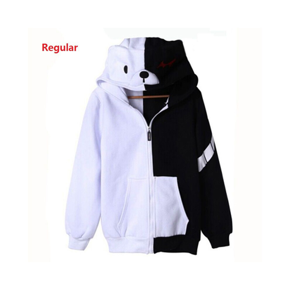 (Regular,XL)Anime Danganronpa Monokuma Cosplay unisexe veste sweat à capuche manteau à capuche