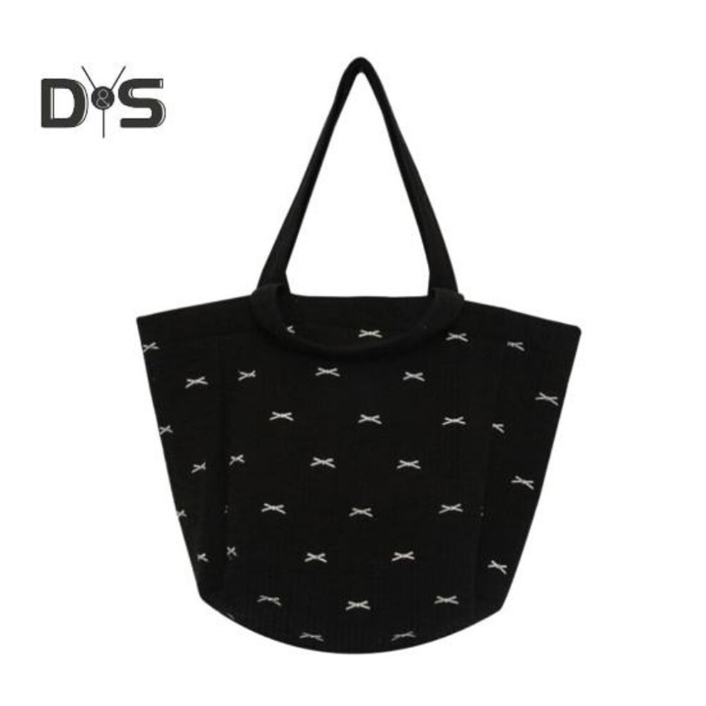 (black) Outing Tote Bag Cotton Stroller Diaper Bag Portable Mommy Handbag Stroller Hanging Storage Bag For Diapers Bottles Travel Shopping