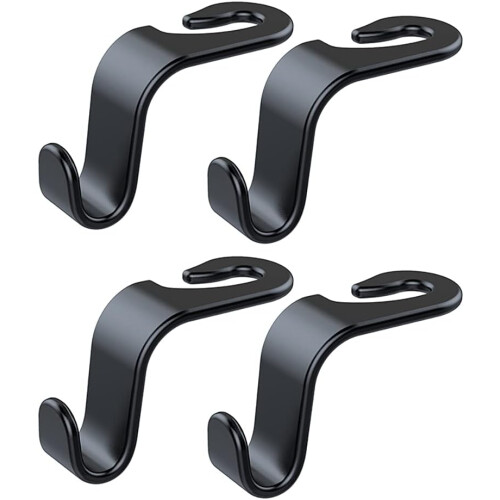 4 Pack Car Seat Headrest Hook Car Purse Hook