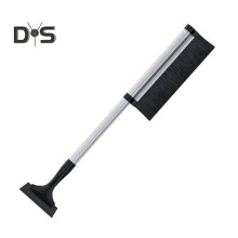 (black) Car Snow Shovel Ice Scraper Brush Telescopic Retractable Snow Removal Tool Winter Weather Car Accessory