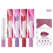 4pcs/Set DNM Cigarette Lipstick Matte Velvet Long Lasting Waterproof Makeup #04