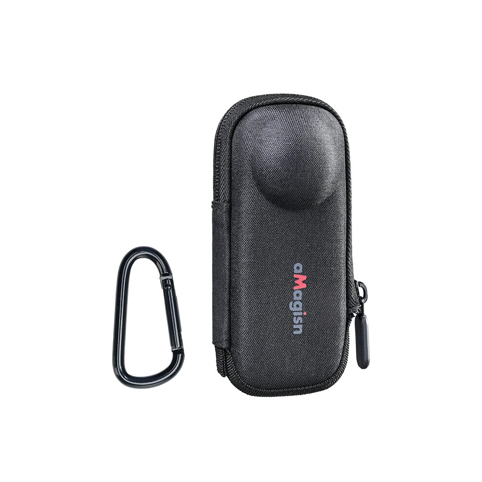 Carrying Case For Insta360 X5 Camera Storage Bag Protective Shell With Carabiner Black 6963793340743