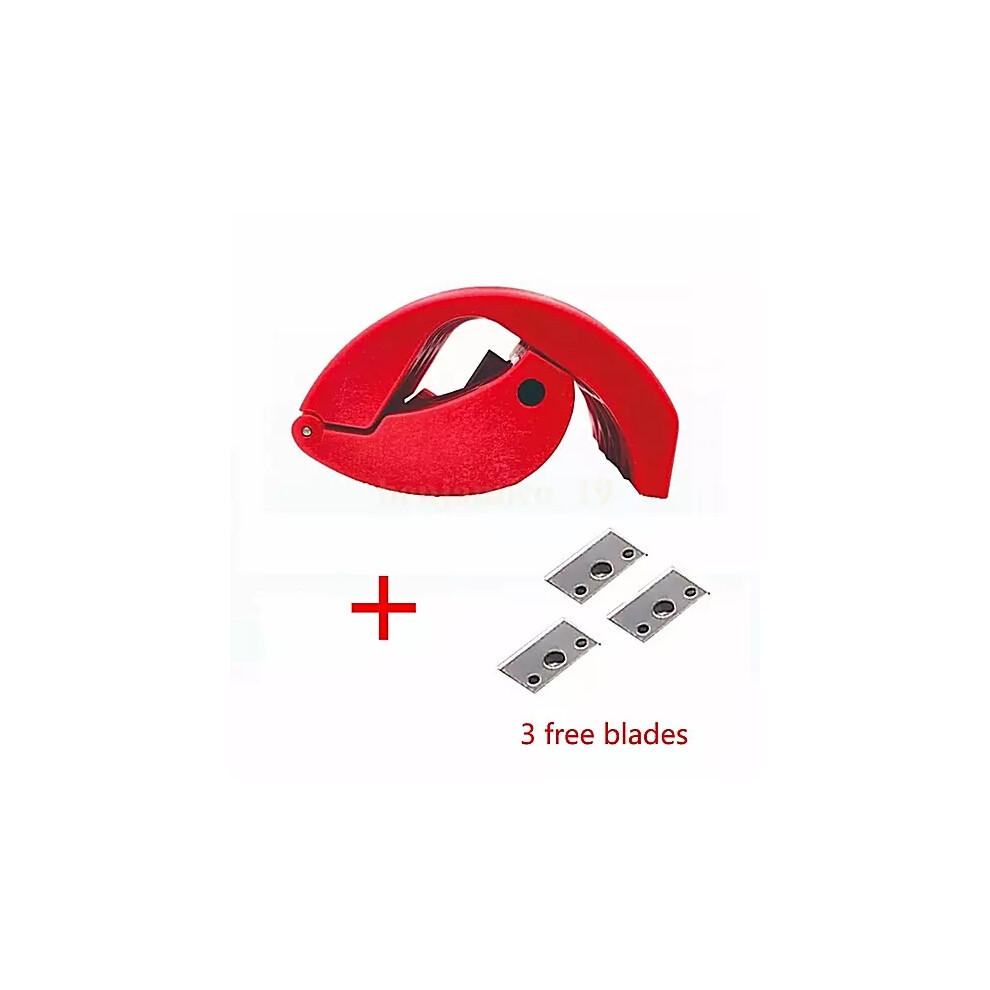 (Cutter + 3Pcs Blades) 2025 New Portable Pipe Cutter Plastic 20-50Mm Pipe Cutter Pvc/Pu/Pp/Pe Tube 6963793340750