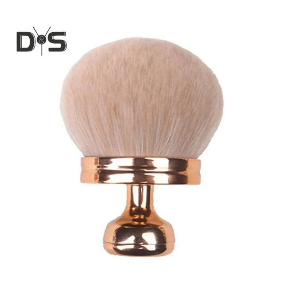 (rose gold) Stamp Makeup Brush Multi-purpose Self Tanner Applicator Brush Portable Synthetic Foundations Loose Powder Eye Shadow Blush Sunscreen Lotion Face Body