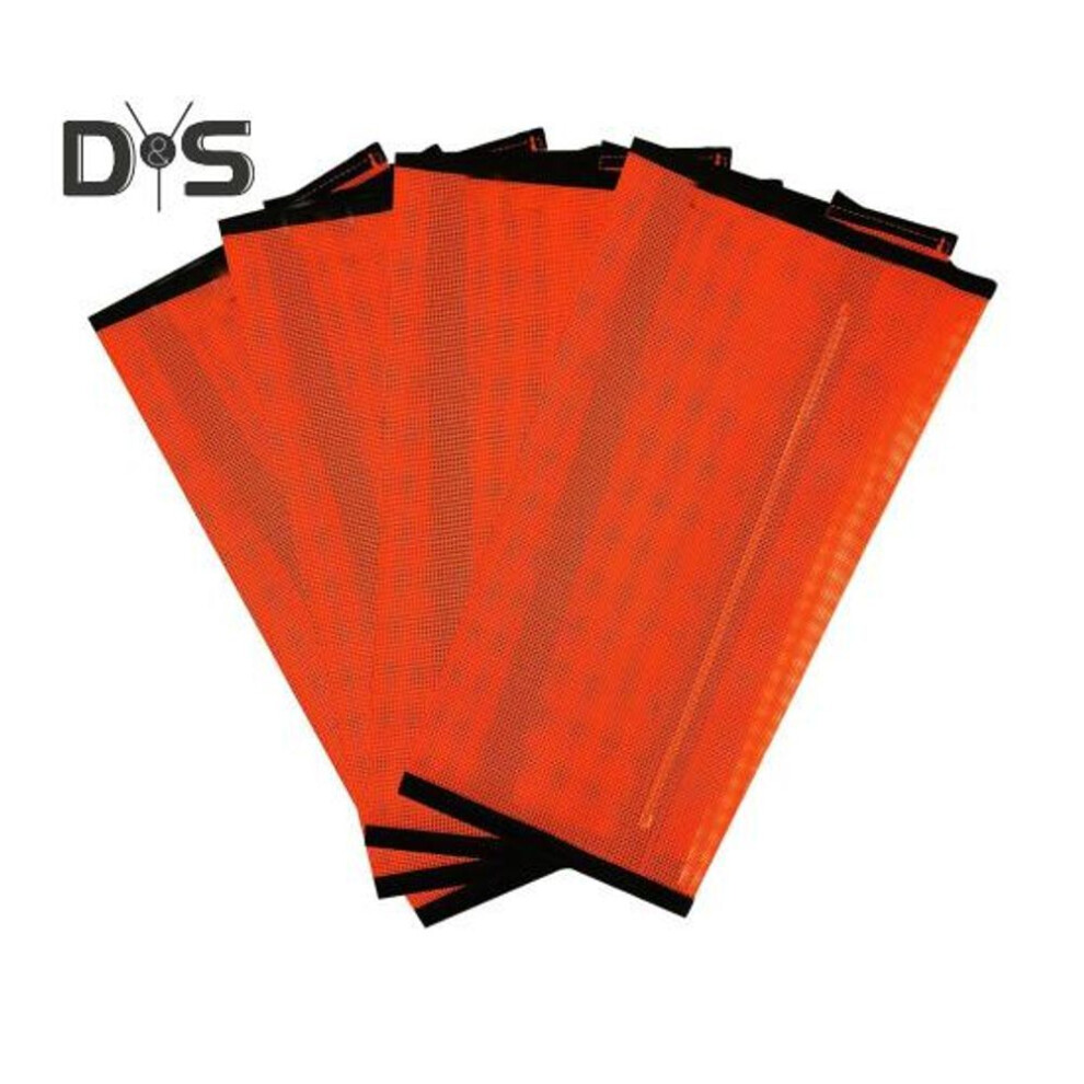 (orange) 4 Pcs Horse Fly Boots Breathable Mesh Horse Leggings Non-slip Wrap Leg Guard No More Horsefly Nuisance Greatly Reduce Stomping Horse Supplies