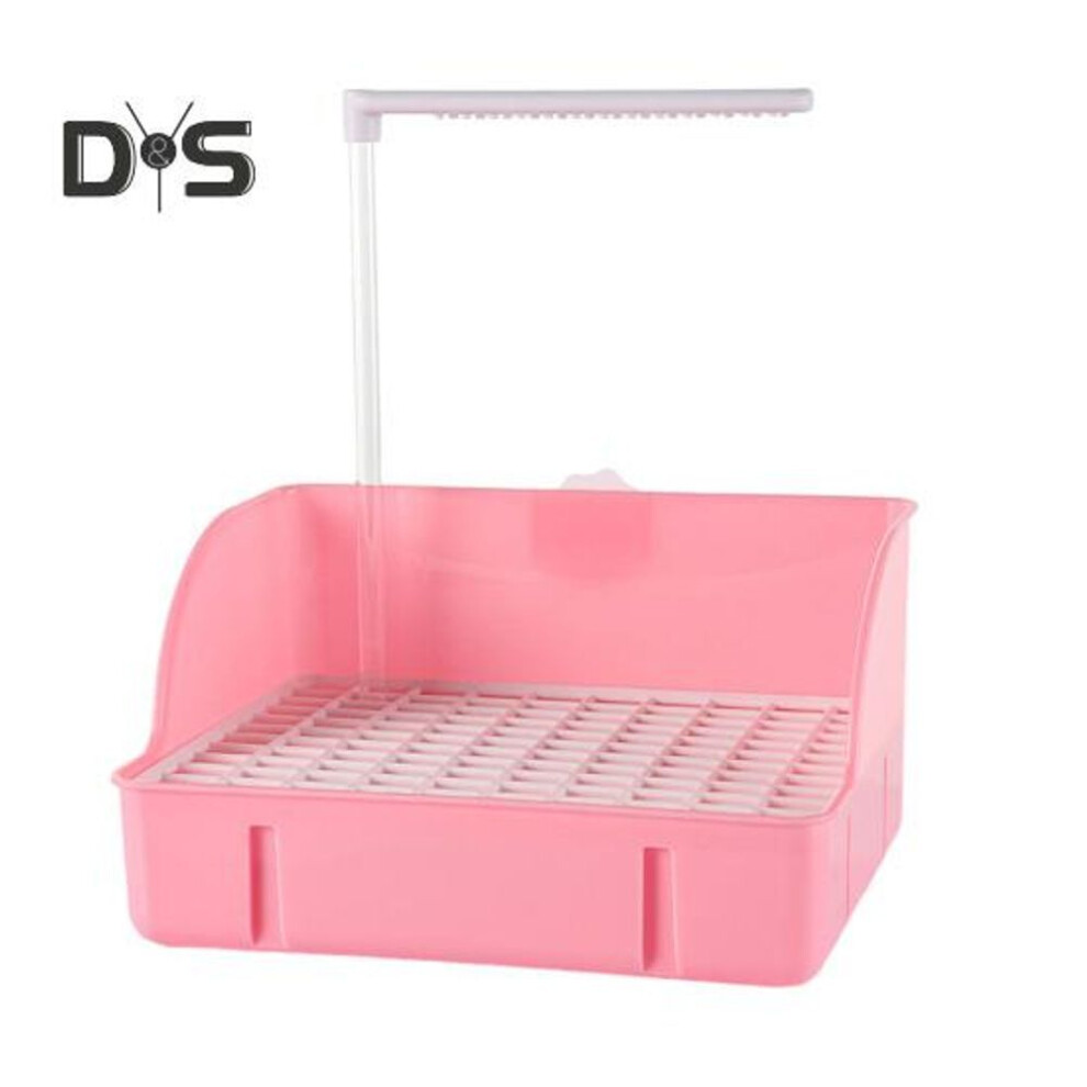 (pink) Automatic Birds Bathtub with Pump Large Parrot Shower Fountain Parakeet Bath Tub Faucet for Pet Birds Cockatiel Conure Budgie Lovebird